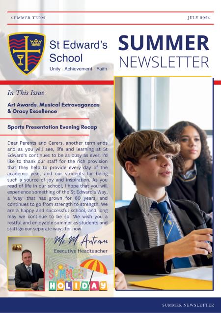 St Edward’s Summer Newsletter 2024