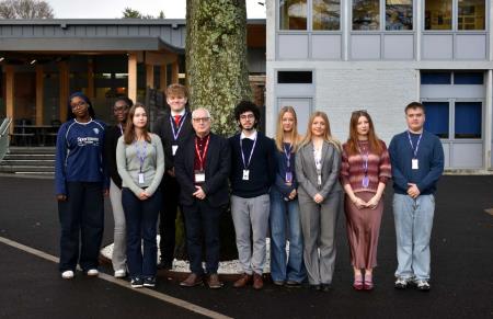 MP Neil Duncan-Jordan Meets with St Edward’s Student Ambassadors Ahead of Holocaust Memorial Day 